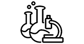 Laboratory equipment icon